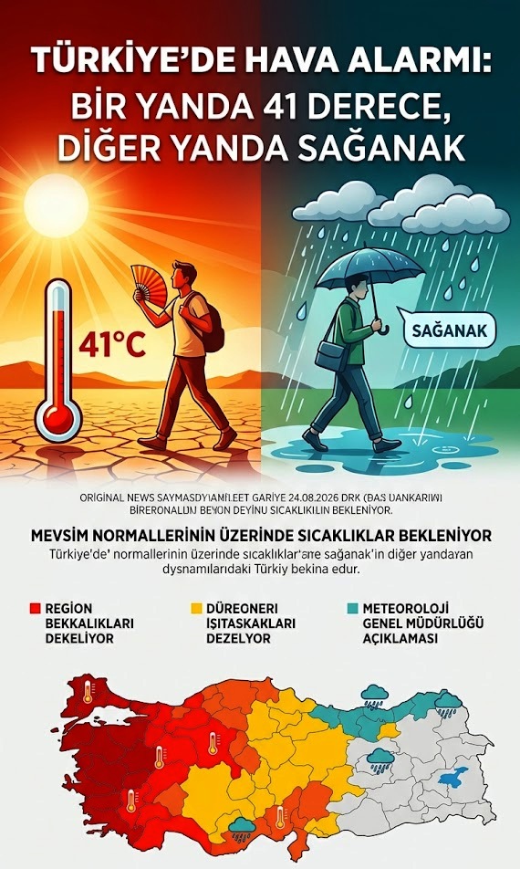 Meteoroloji’den İç Anadolu Uyarısı: Konya’da Kavurucu Yaz Sıcakları Sürüyor