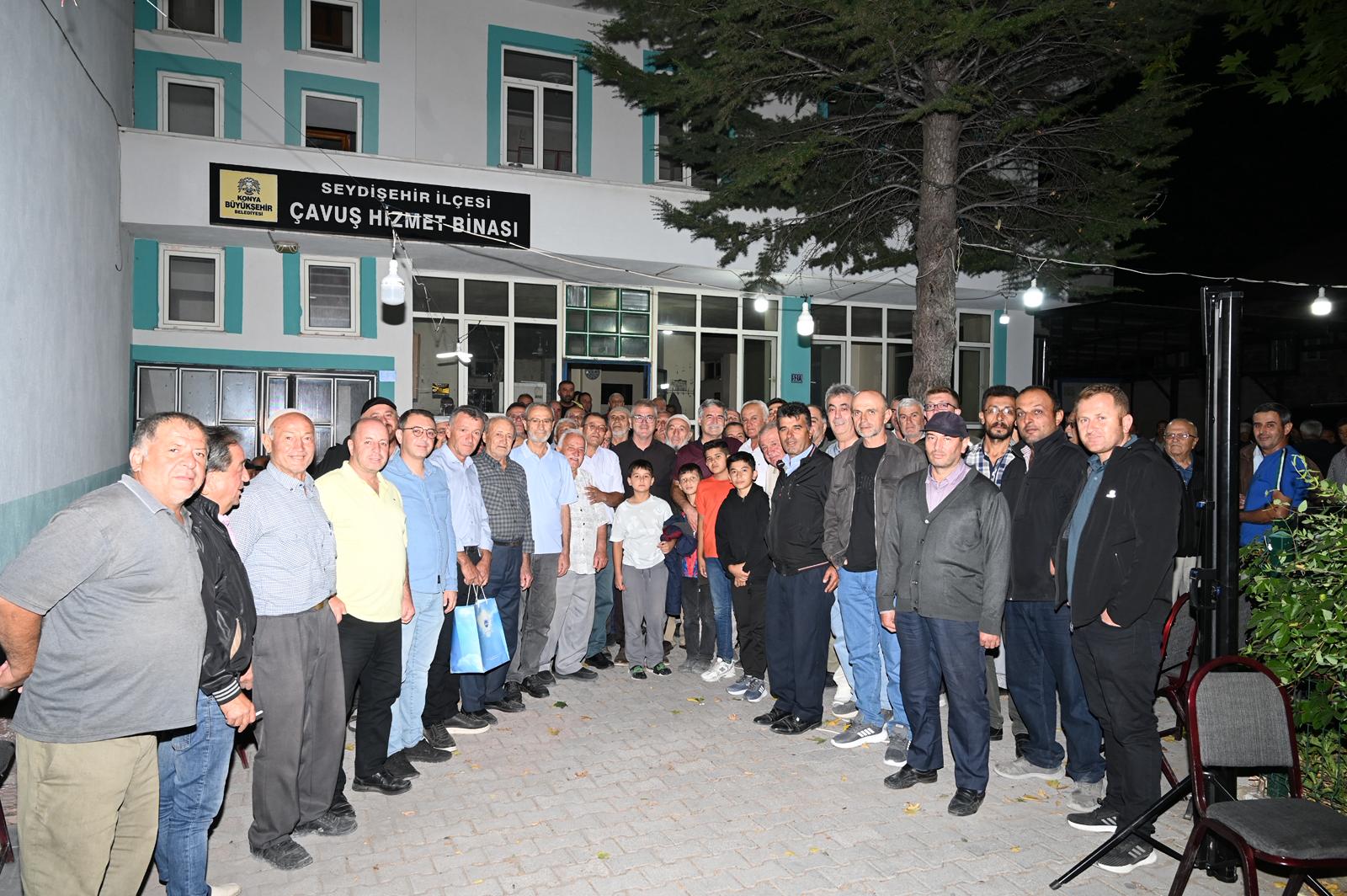 BAŞKAN USTAOĞLU, ÇAVUŞ MAHALLESİ’NDE HEMŞEHRİLERİYLE BULUŞTU