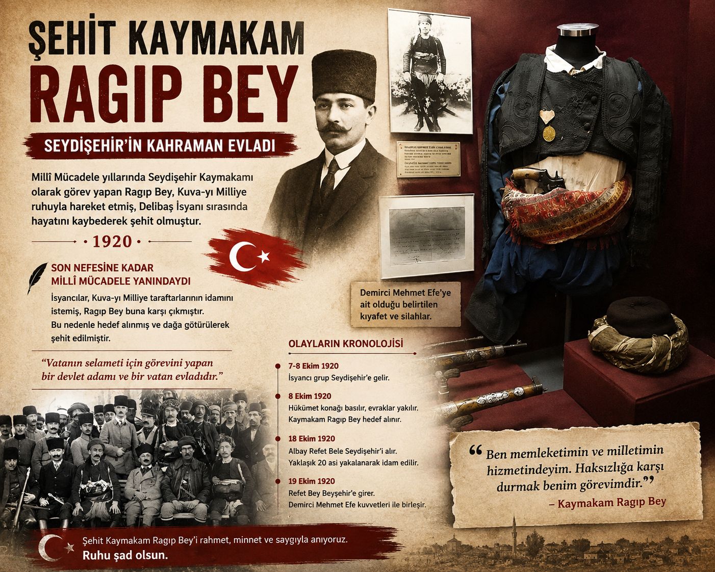 ŞEHİT KAYMAKAM RAGIP BEY: SEYDİŞEHİR’İN İSTİKLÂL MÜCADELESİNDE UNUTULAN BİR İSİM