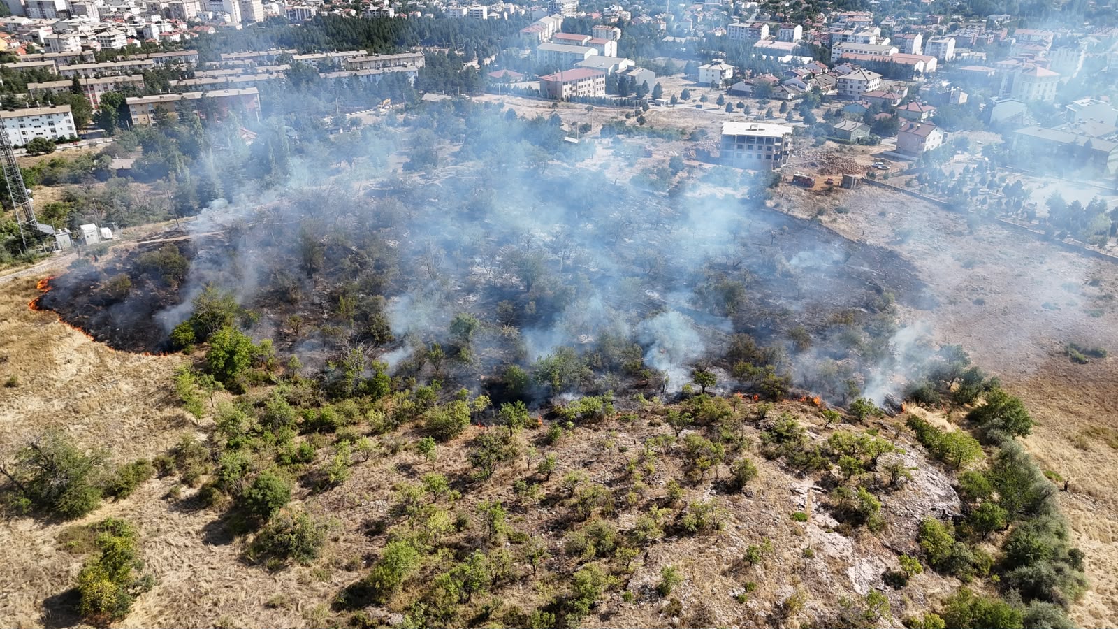 Son Dakika: Seydişehir Ilıca’da Ot Yangını: Müdahale Sürüyor