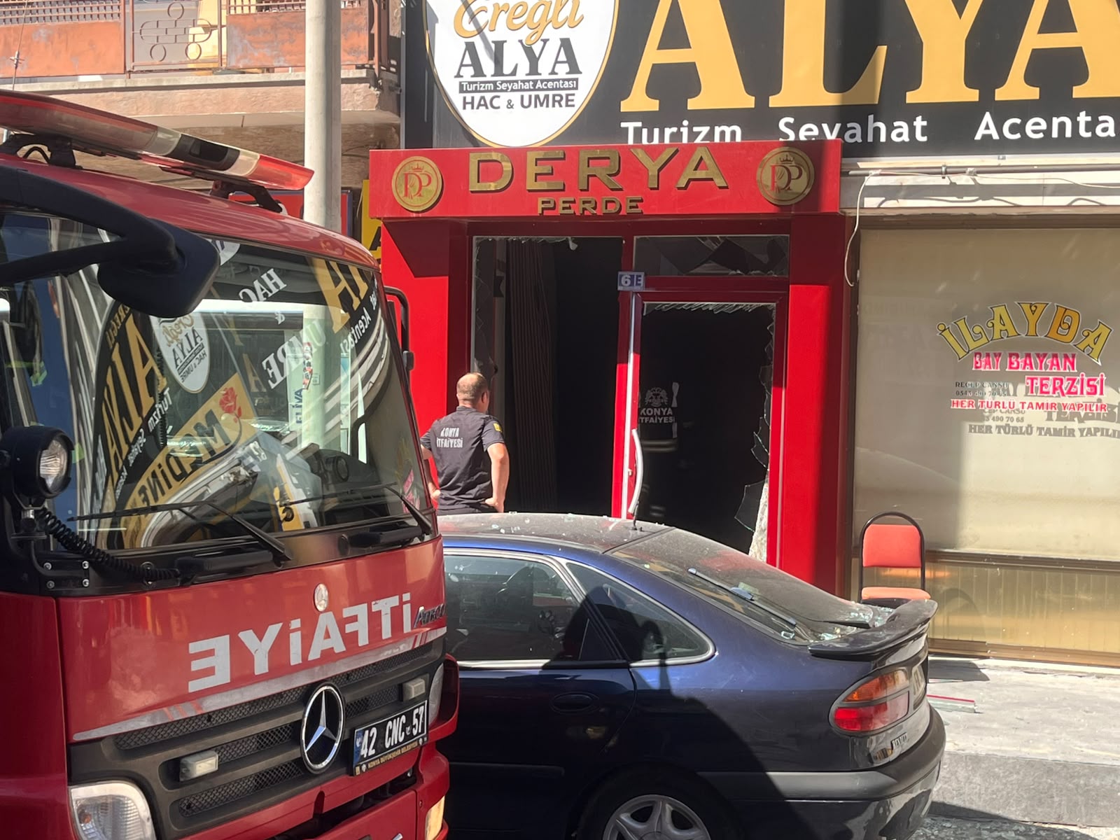 Ereğli’de İş Yerinde Tüp Patladı: O Anlar Kamerada