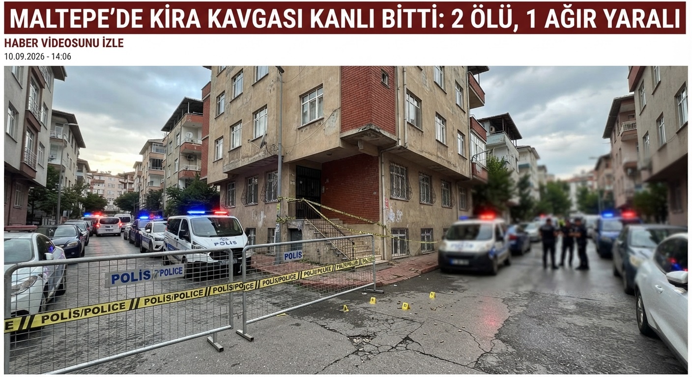 Maltepe’de Kira Kavgası Kanlı Bitti: Ev Sahibi Çift Hayatını Kaybetti, Avukat Ağır Yaralı