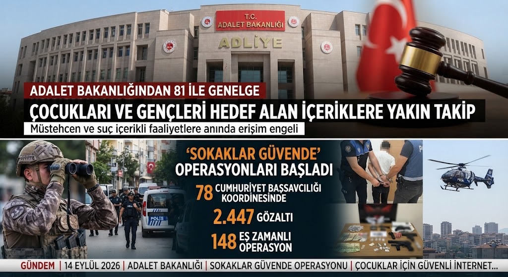 Adalet Bakanlığı’ndan 81 İle Kapsamlı Genelge: Çocuklar ve Gençler İçin "Yakın Takip" Talimatı