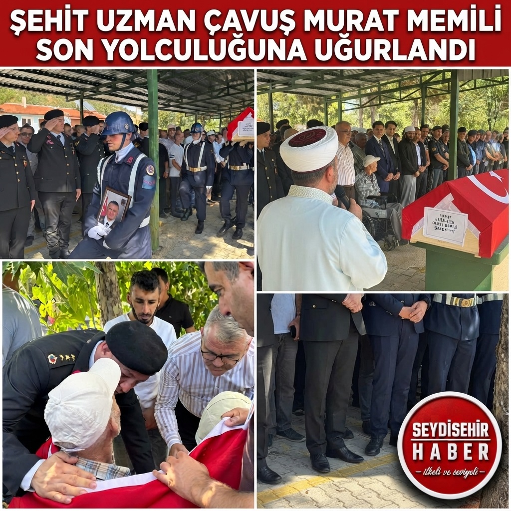 Jandarma Uzman Çavuş Murat Memili Son Yolculuğuna Uğurlandı