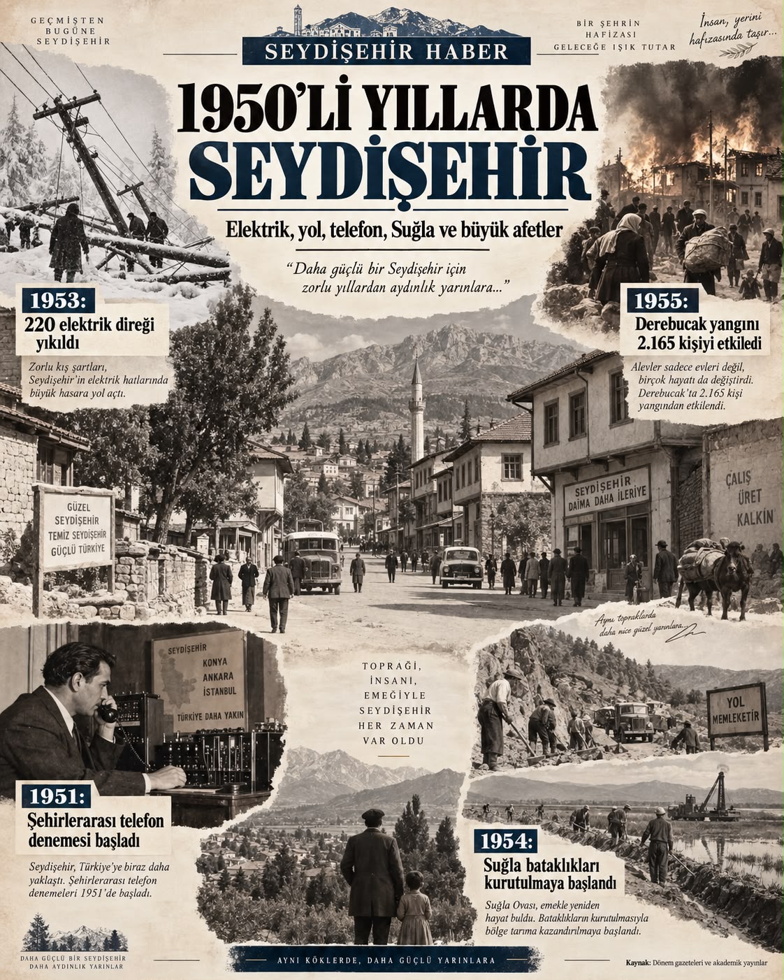 ALÜMİNYUMDAN ÖNCE SEYDİŞEHİR: 1950’LERDE BİR İLÇE NASIL DEĞİŞTİ?