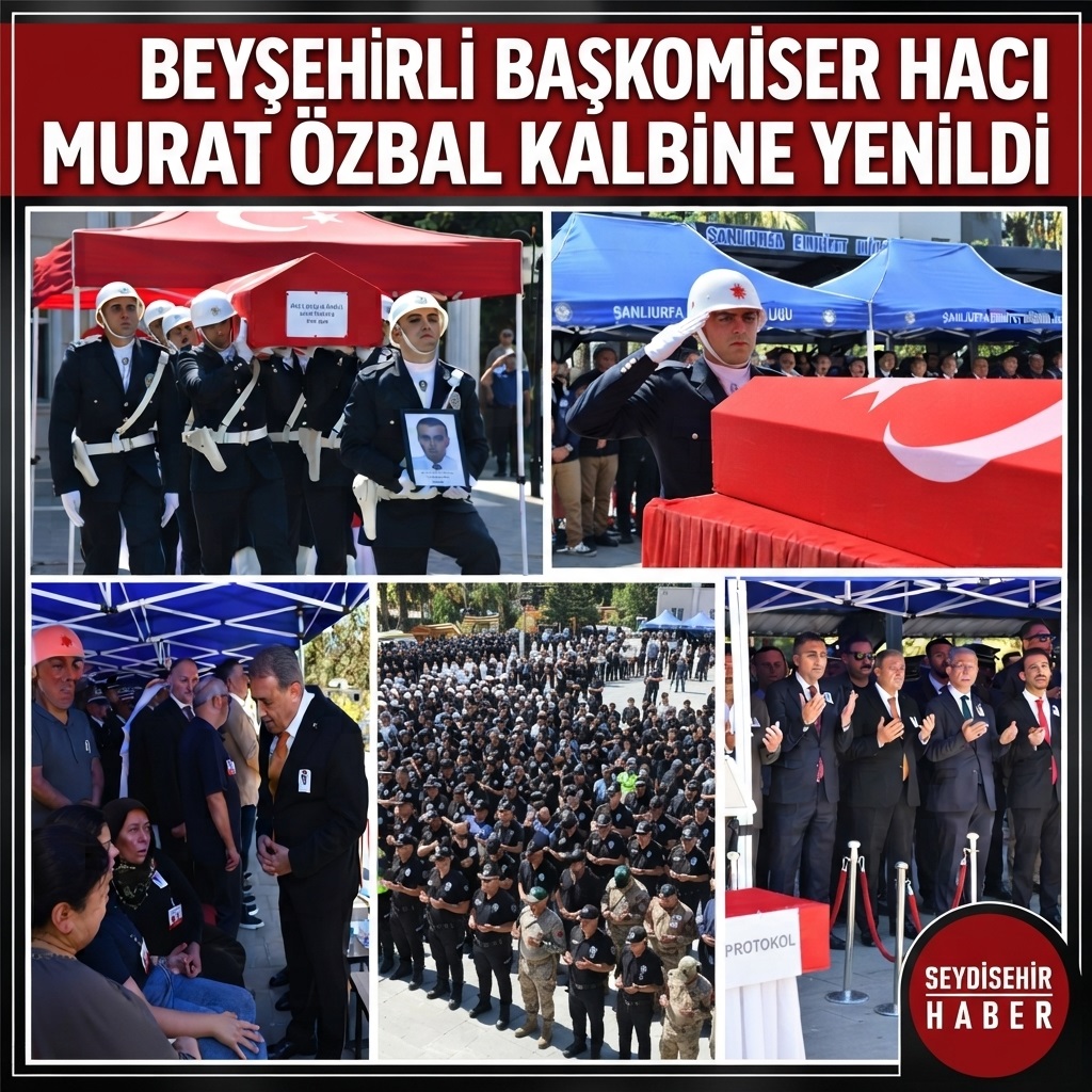 Beyşehirli Başkomiser Hacı Murat Özbal Kalbine Yenildi