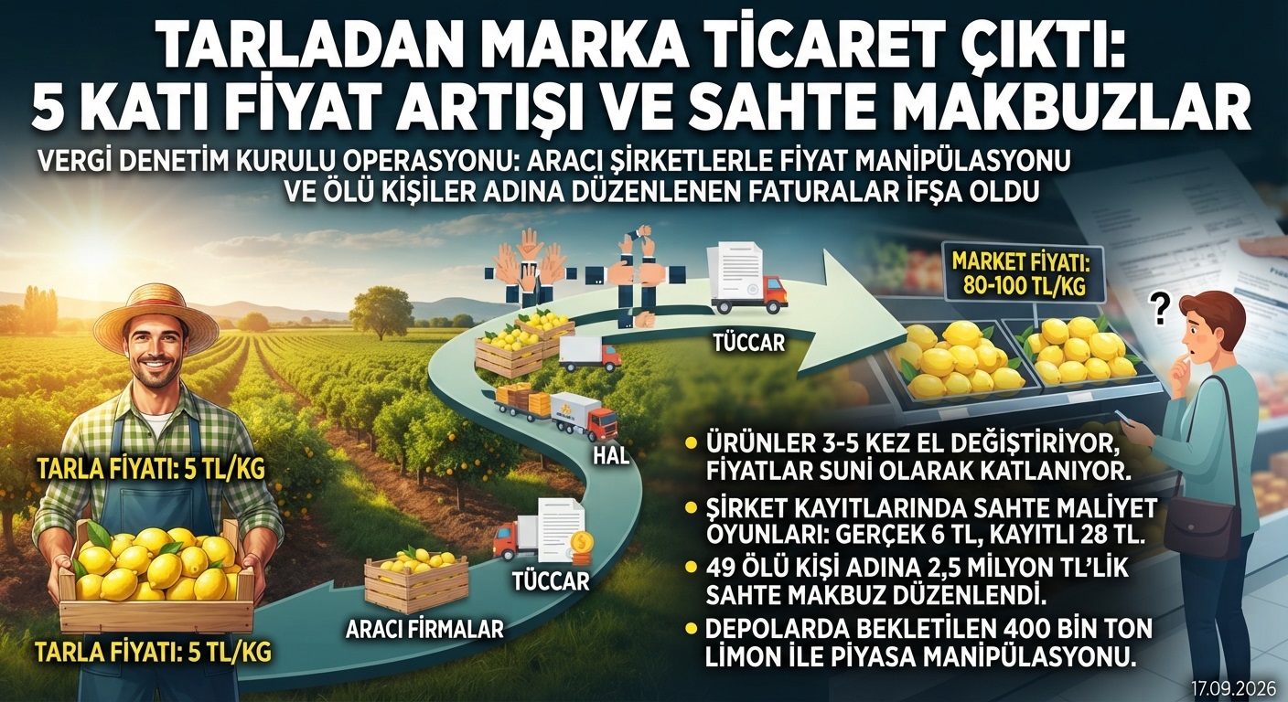 Tarladan Markete Fiyat Uçurumu: Vergi Denetim Kurulu'ndan Fahiş Fiyat ve Hayali Ticaret Operasyonu