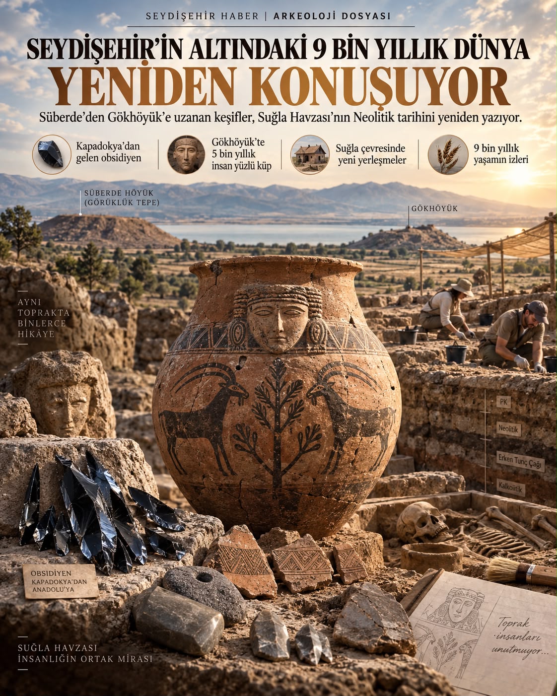 Seydişehir’in Altındaki 9 Bin Yıllık Dünya Yeniden Konuşuyor