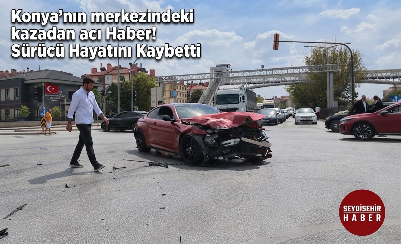 Konya’da İki Otomobil Çarpıştı: 1 Ölü, 3 Yaralı