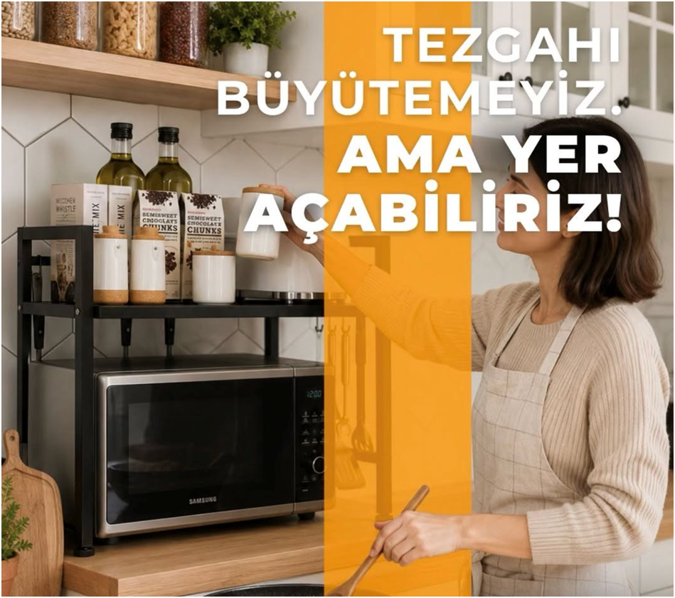 Tezgah Büyümez Ama Yer Açabiliriz: Decorelax ile Küçük Mutfaklarda Dekoratif Çözümler