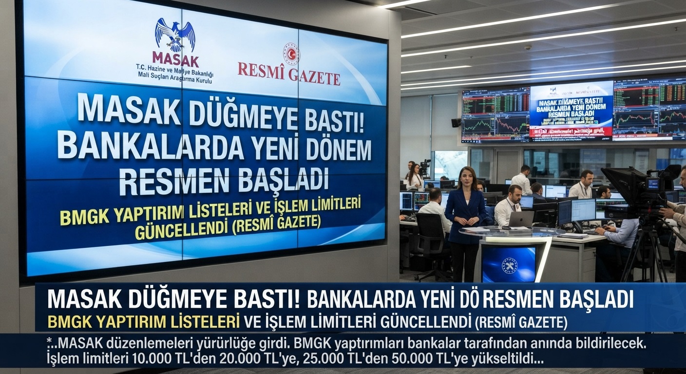MASAK’tan Bankalara Sıkı Takip: Yeni Dönem Resmi Gazete’de Yayımlanarak Başladı!