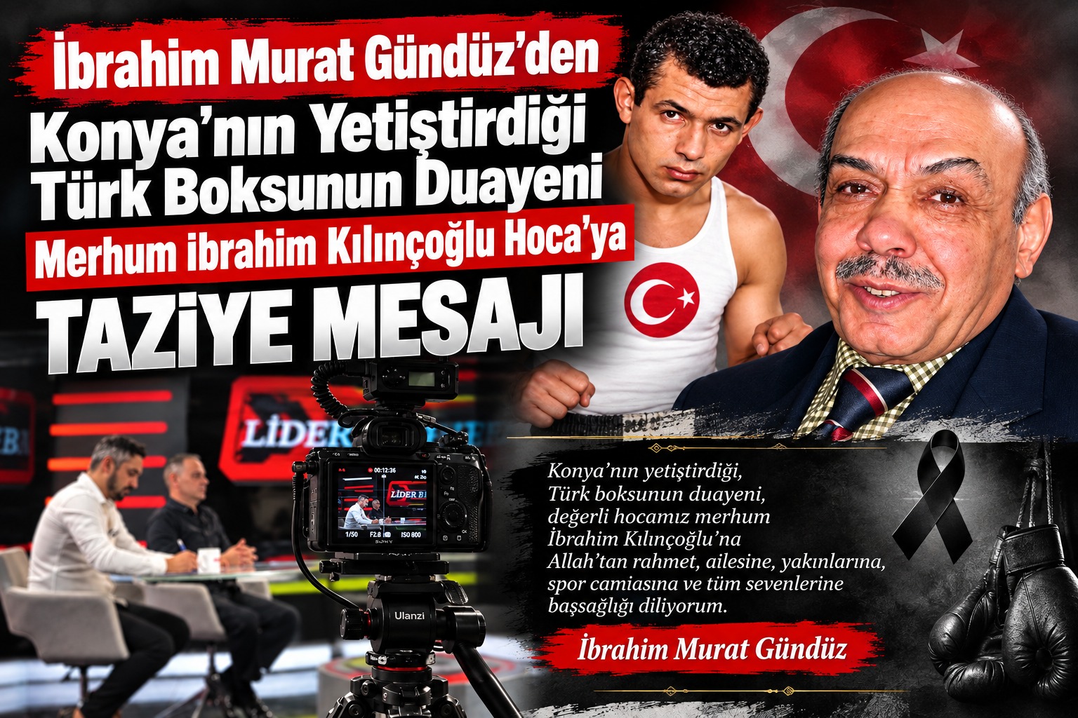 İbrahim Murat Gündüz’den “Hocaların Hocası” Ali Kılınçoğlu İçin Taziye Mesajı