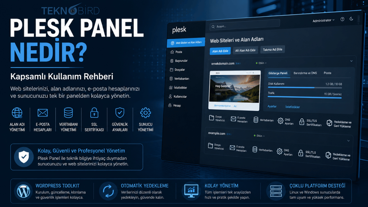 Kurumsal Sitelerde Panel Seçimi: Plesk Neden Tercih Ediliyor?
