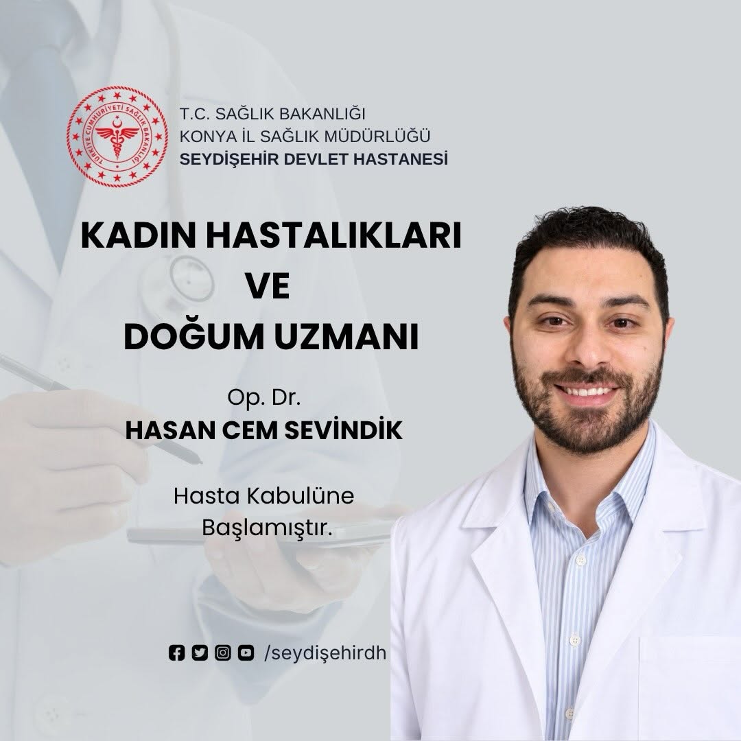 Seydişehir Devlet Hastanesi'nde Yeni Kadın Doğum Uzmanı Göreve Başladı