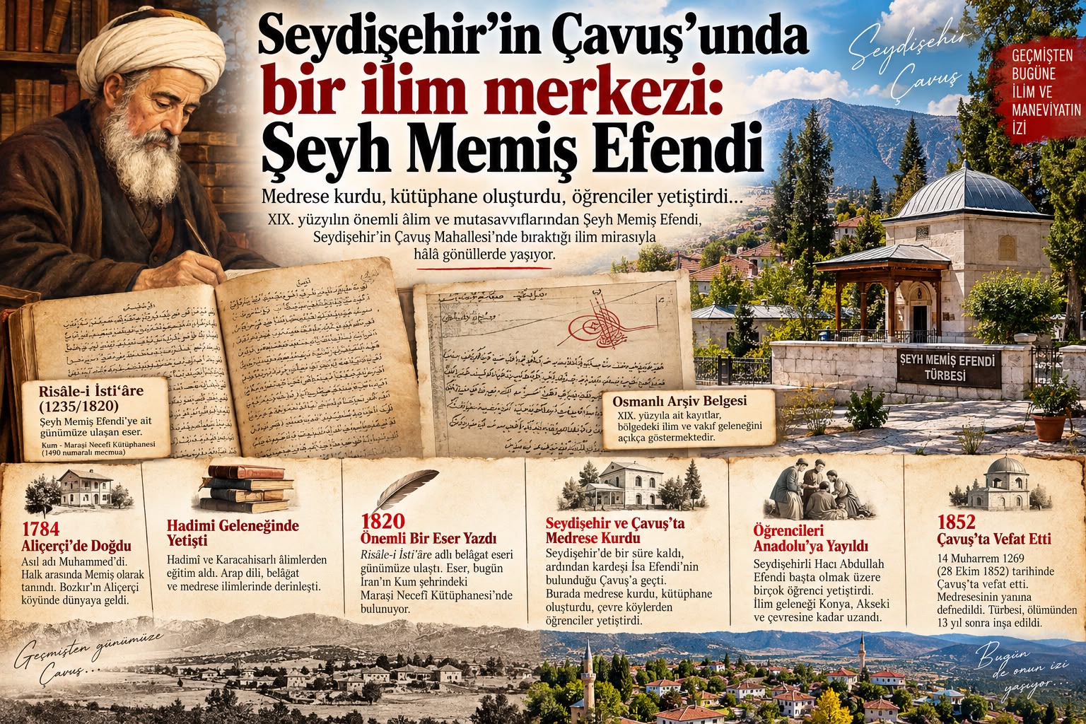 Seydişehir’in Çavuş’unda Bir İlim Merkezi: Şeyh Memiş Efendi’nin Bilinmeyen Hikâyesi