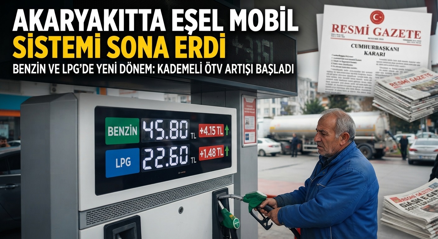 Akaryakıtta Eşel Mobil Sistemi Sona Erdi: Yeni Düzenleme ve Fiyat Yansımaları