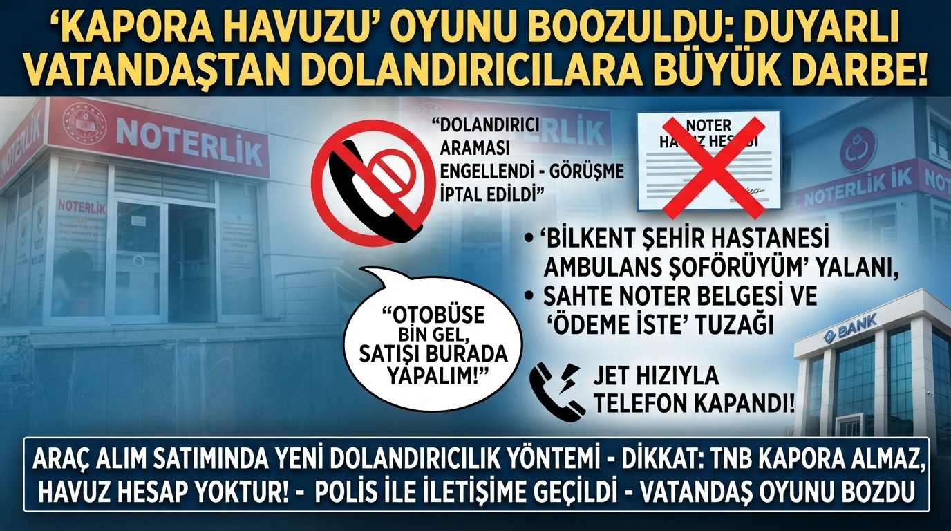 "Kapora Havuzu" Oyunu Bozuldu:  Seydişehirli Duyarlı Vatandaştan Dolandırıcılara Büyük Darbe!