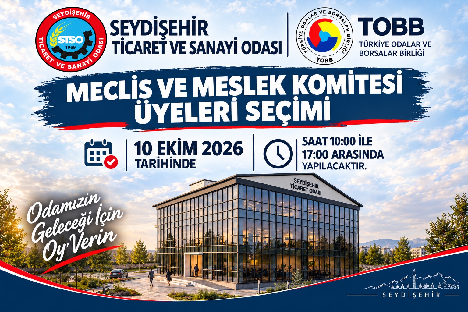 Seydişehir Ticaret ve Sanayi Odası'nda Seçim Heyecanı: Meclis ve Meslek Komitesi Üye Seçimleri 10 Ekim'de Yapılıyor!