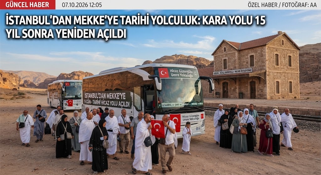 İstanbul'dan Mekke'ye 15 Yıllık Hasret Bitti: Tarihi Hicaz Güzergâhı Yeniden Açıldı!