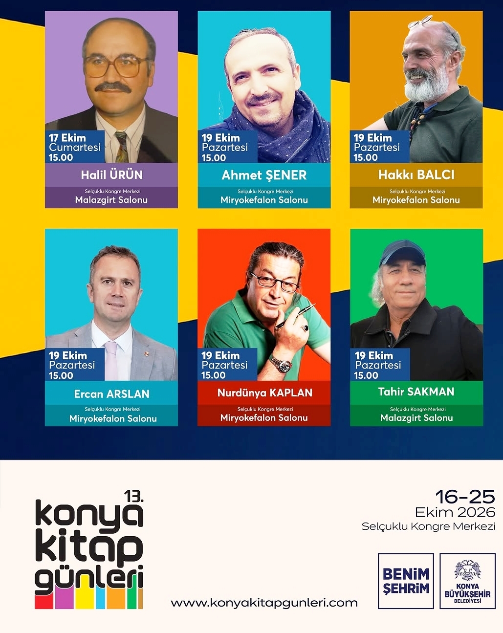 SEYDİŞEHİRLİ YAZARLAR 13. KONYA KİTAP GÜNLERİ'NDE SAHNE ALIYOR