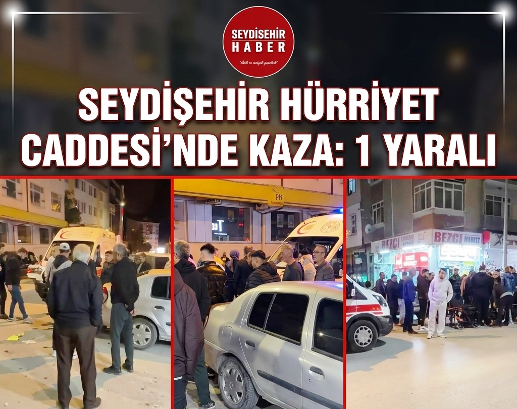 Seydişehir’de Trafik Kazası: 1 Yaralı