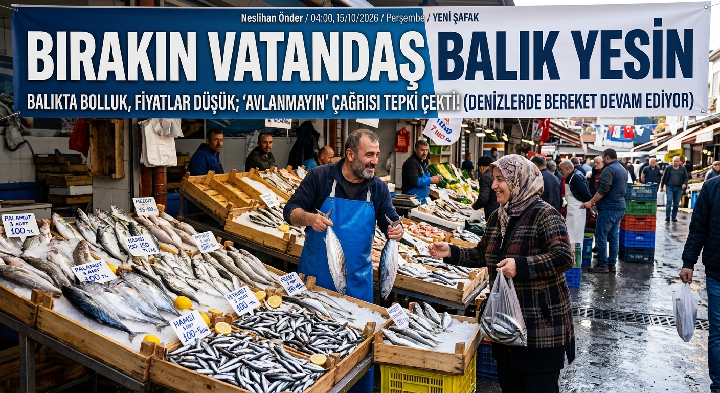 Vatandaşın Ucuz Balığına Göz Diktiler: "Ava Ara Verin" Çağrısına Tepki Yağdı!
