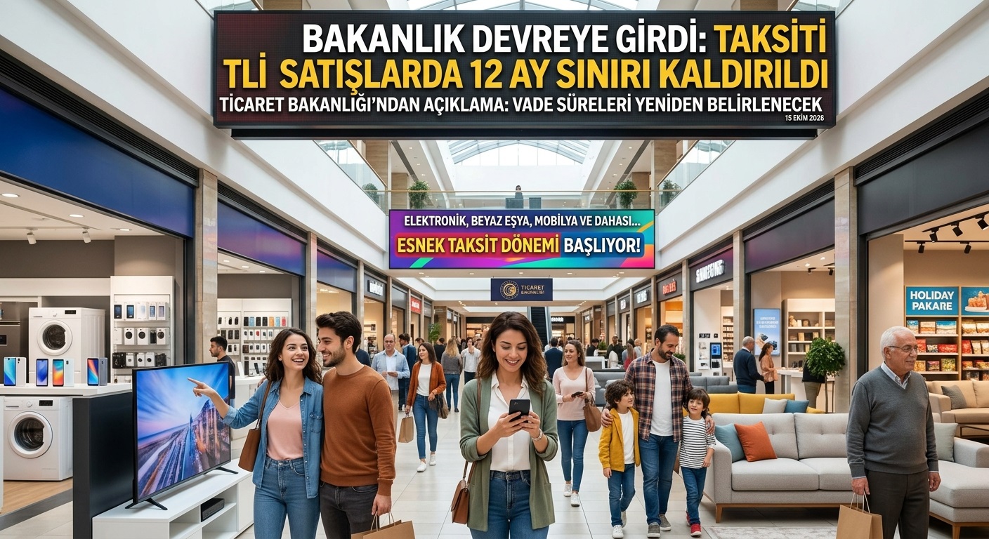 Taksitli Satışlarda Yeni Dönem: 12 Ay Sınırı Kaldırıldı, Tüm Yetki Ticaret Bakanlığı’nda