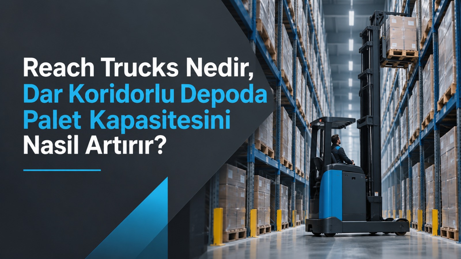 Reach Trucks Nedir, Dar Koridorlu Depoda Palet Kapasitesini Nasıl Artırır?