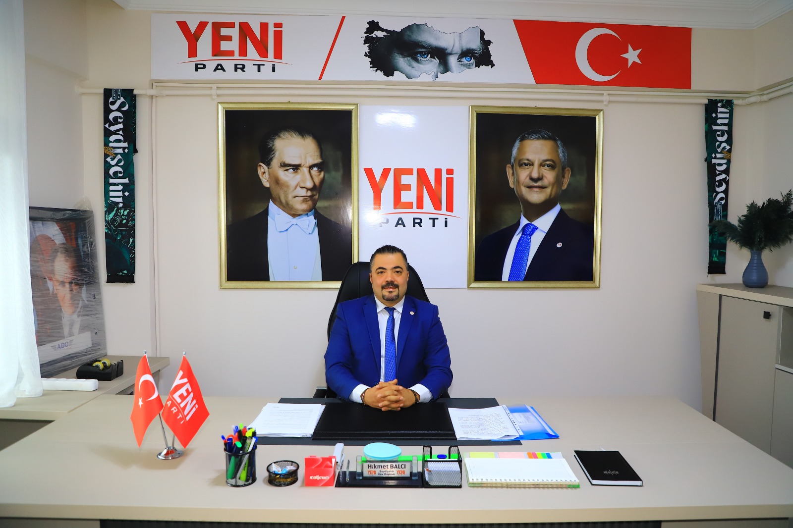 YENİ PARTİ SEYDİŞEHİR İLÇE BAŞKANI HİKMET BALCI "HALK TV HALKIN SESİDİR, SUSTURAMAZSINIZ!"
