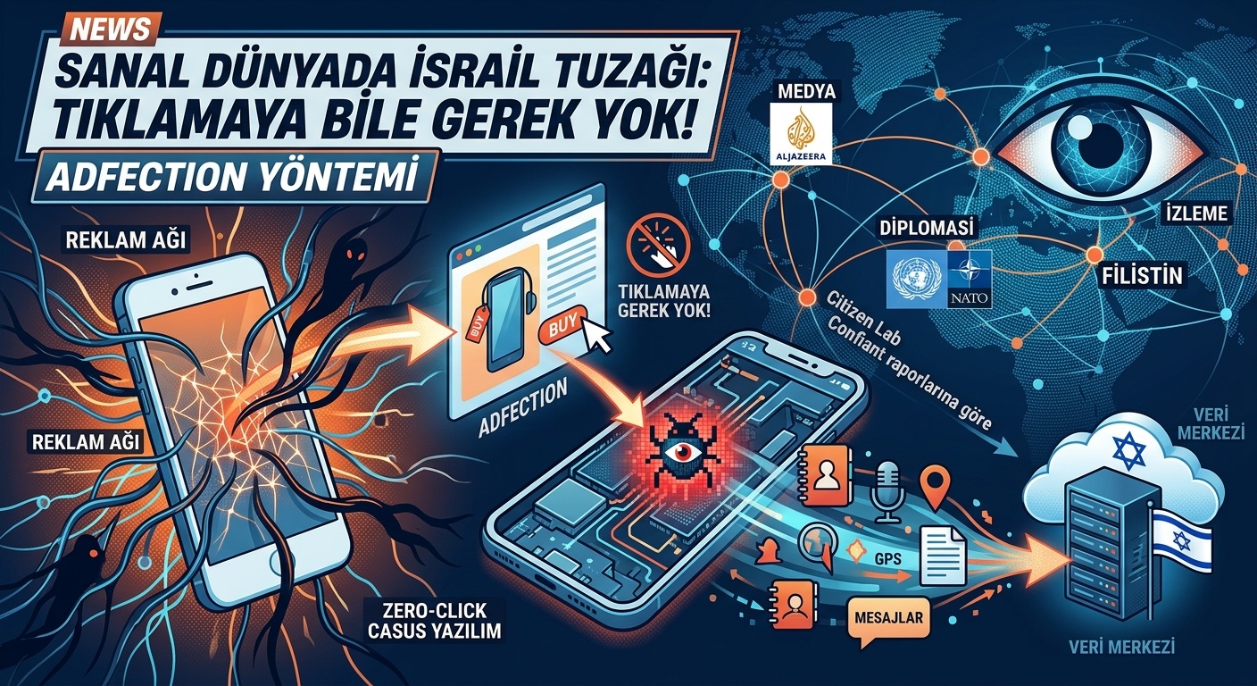 Sanal Dünyada İsrail Tuzağı: Tıklamaya Bile Gerek Yok! (AdFection Yöntemi)