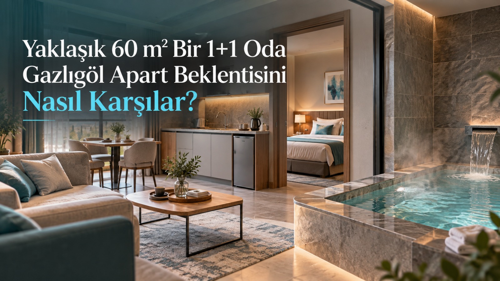 Yaklaşık 60 m² Bir 1+1 Oda Gazlıgöl Apart Beklentisini Nasıl Karşılar?
