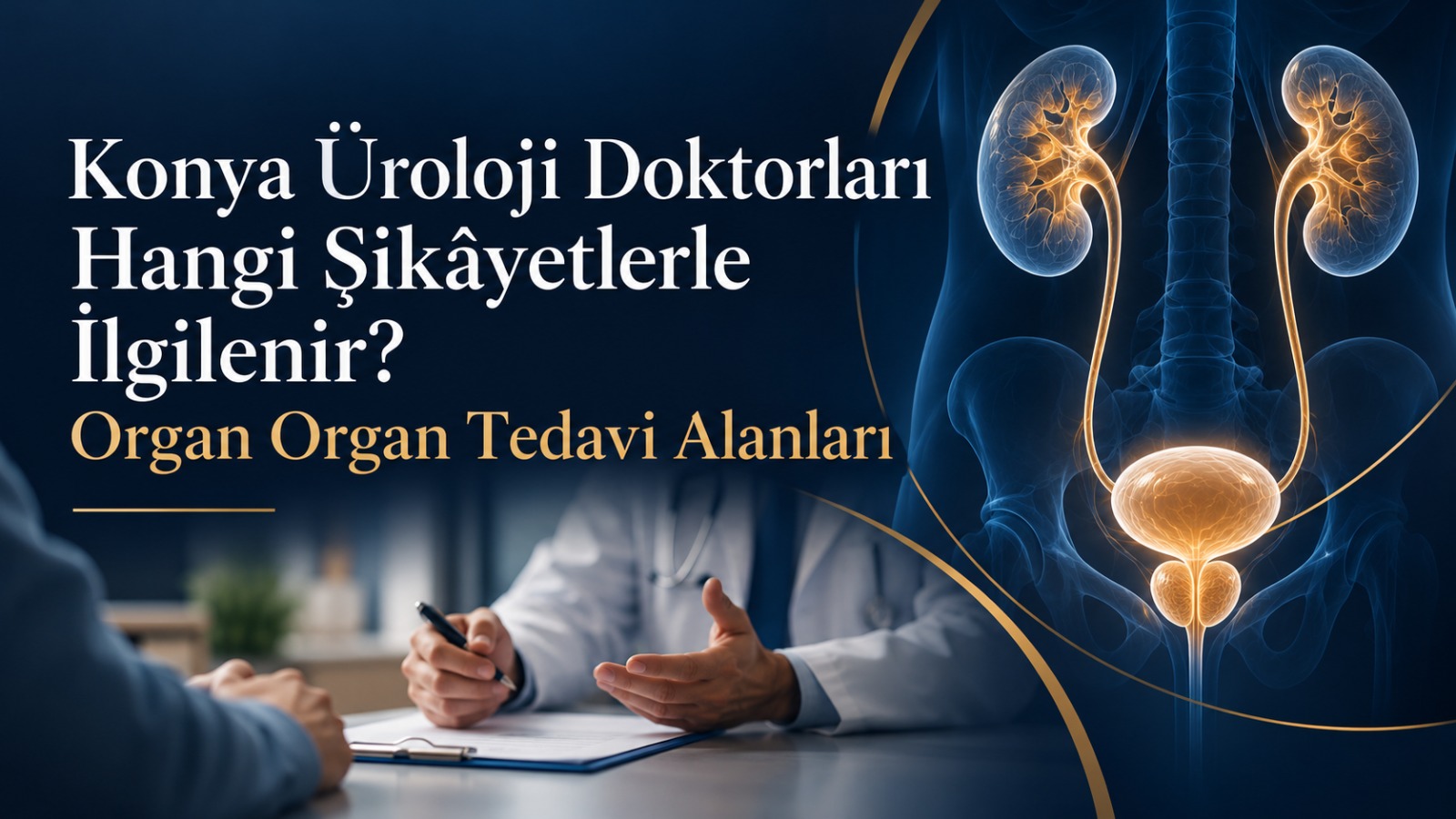 Konya Üroloji Doktorları Hangi Şikâyetlerle İlgilenir? Organ Organ Tedavi Alanları