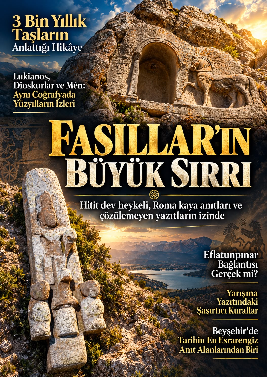 Beyşehir’de 3 Bin Yıllık Dev Heykelin Sırrı: Fasıllar’ın Taşlara Kazınmış Gizemli Tarihi