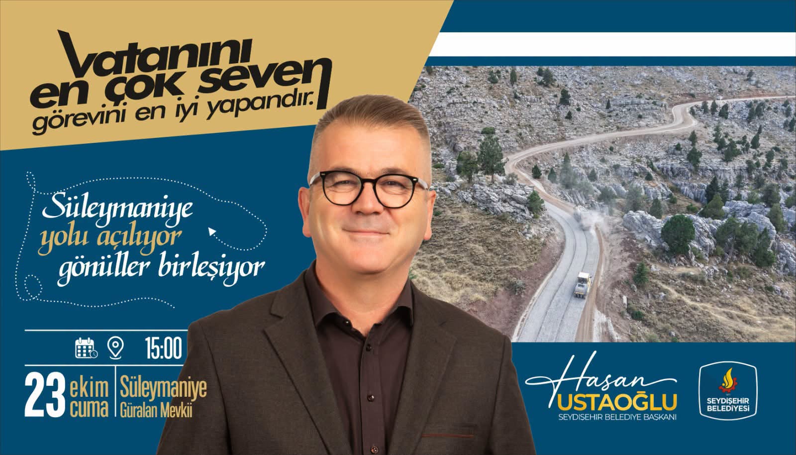 Seydişehir Süleymaniye Yolu Hizmete Açılıyor!