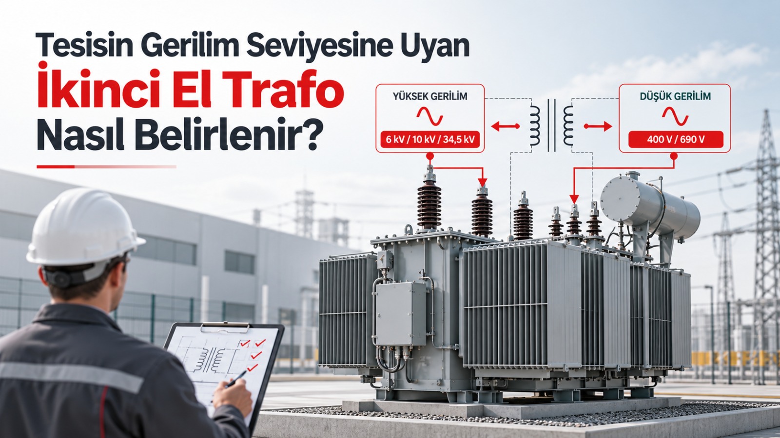Tesisin Gerilim Seviyesine Uyan İkinci El Trafo Nasıl Belirlenir?