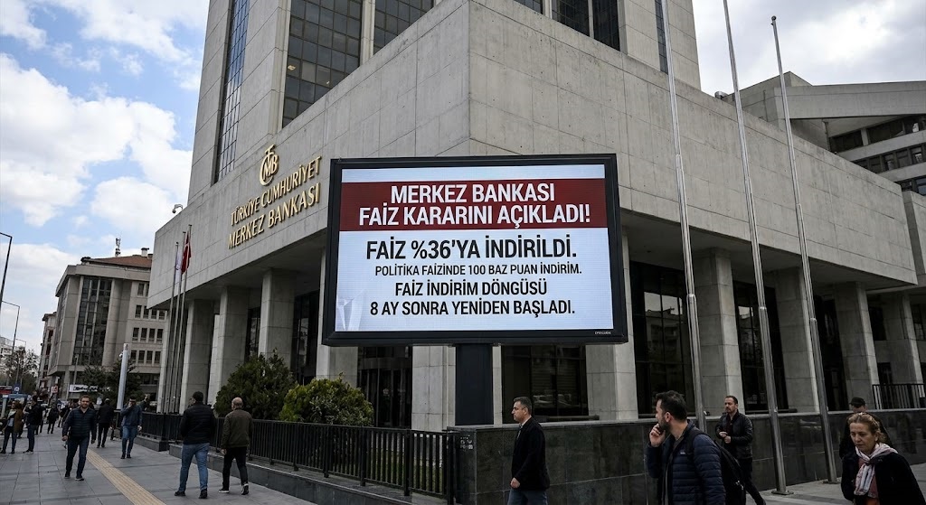 Son Dakika: Merkez Bankası Faiz Kararını Açıkladı! 8 Ay Sonra İlk İndirim