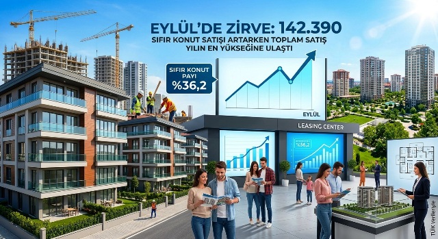 Konut satışlarında yılın zirvesi! TÜİK verileri ortaya koydu: Sıfıra talep artıyor