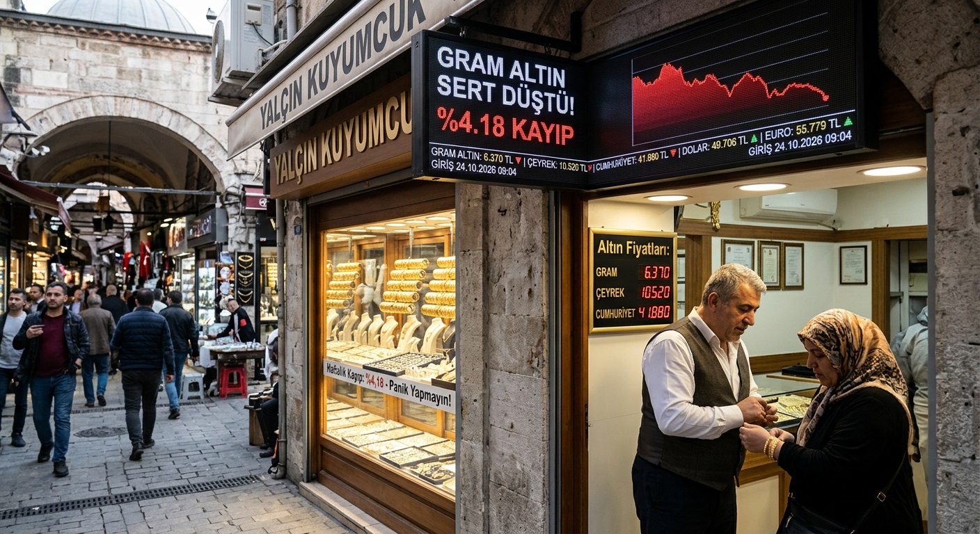Gram Altın Sert Düştü! Yatırımcılar Dikkat: Piyasalarda Haftalık Performanslar Belli Oldu