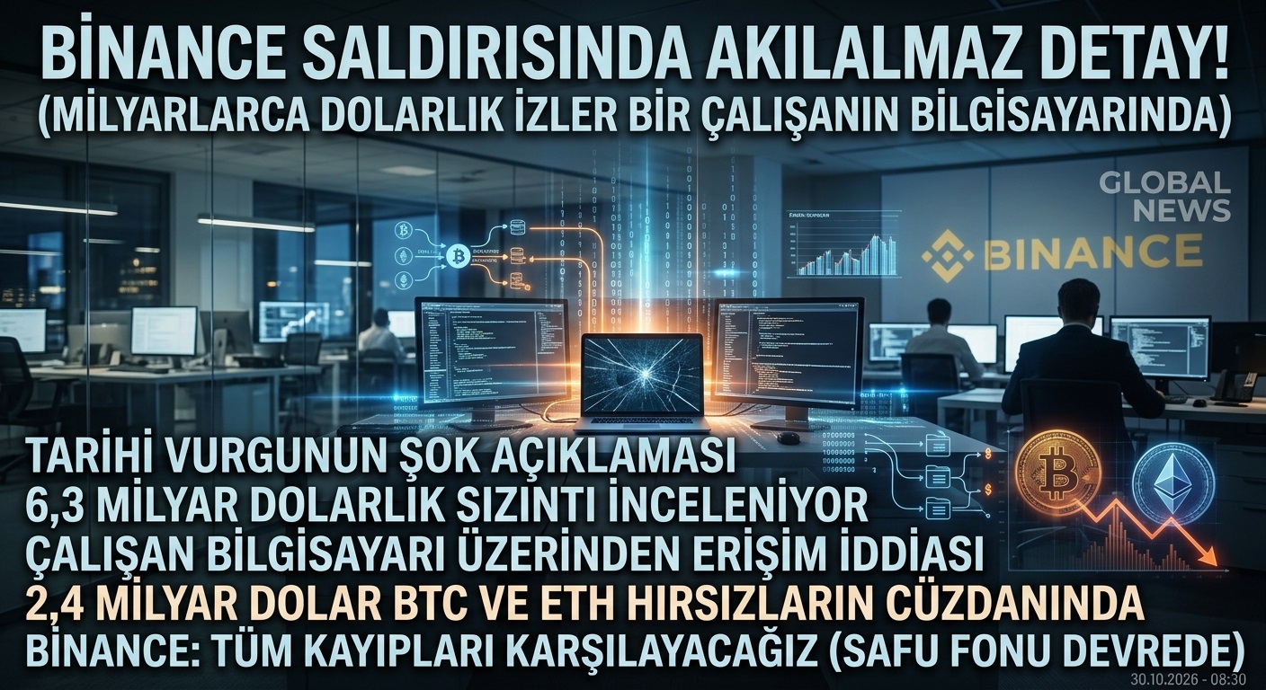 Binance'e Tarihi Siber Saldırı: 6,3 Milyar Dolarlık Vurgunun İzleri Bir Çalışanın Bilgisayarına Uzanıyor