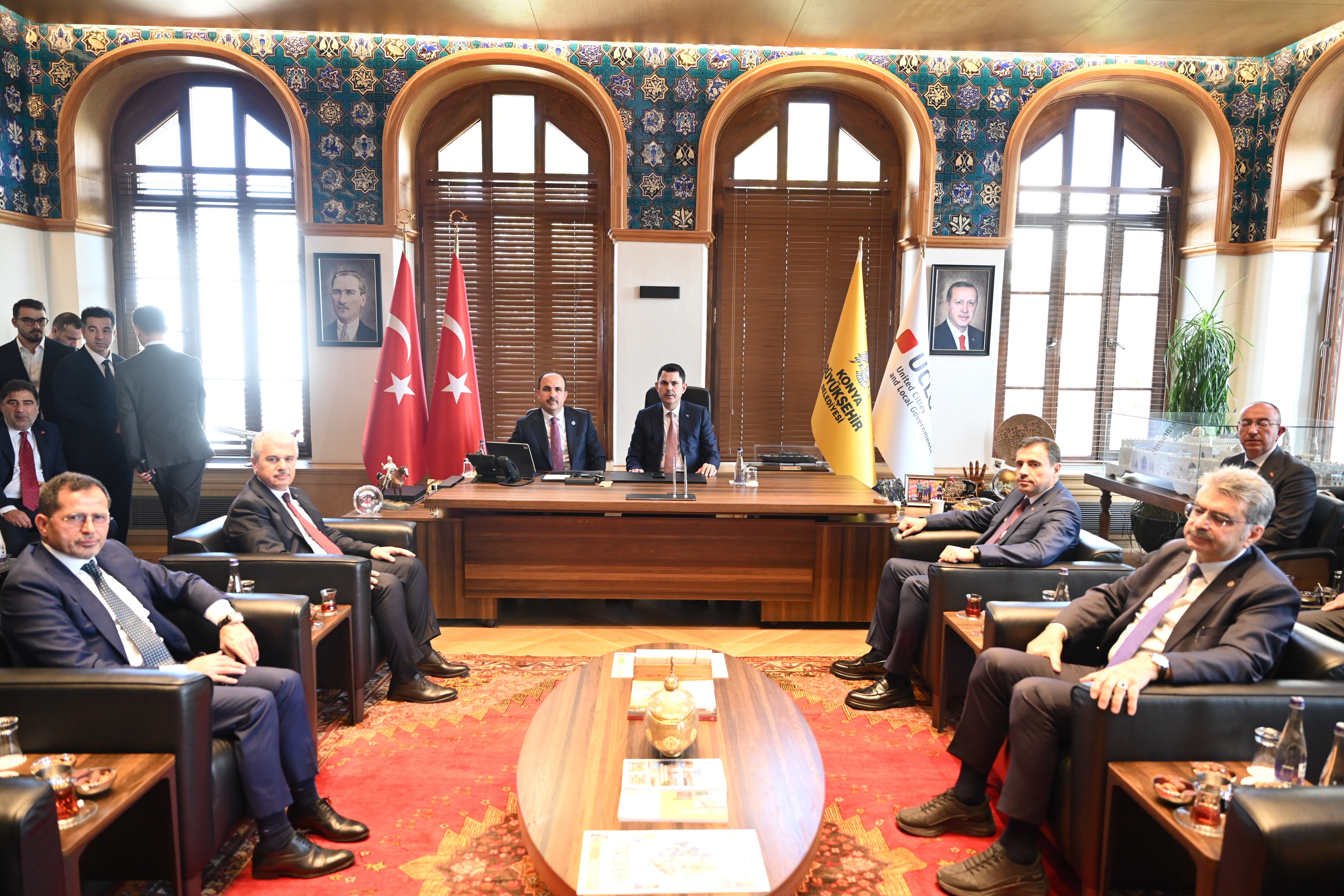 BAKAN KURUM BAŞKAN ALTAY’I ZİYARET ETTİ