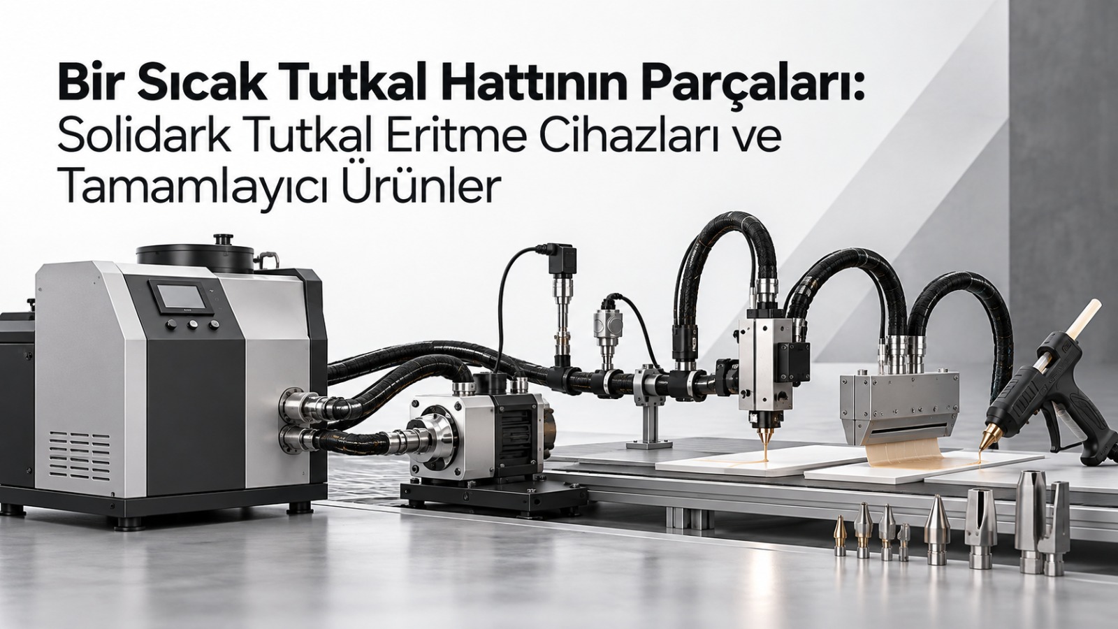 Bir Sıcak Tutkal Hattının Parçaları: Solidark Tutkal Eritme Cihazları ve Tamamlayıcı Ürünler