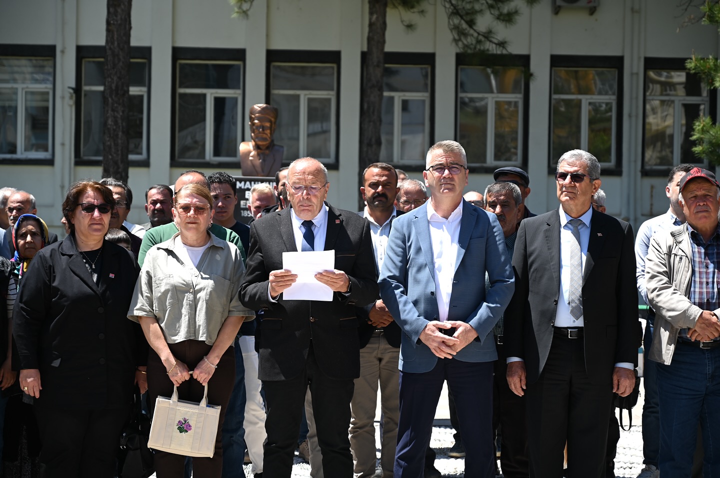 CHP Genel Başkanı Özgür Özel'e yapılan saldırının kınanması ile ilgili Basın açıklaması