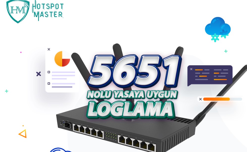 5651 Log Kaydı ile Güvenli ve Yasal Altyapı İçin HotspotMaster'ı Tercih Edin