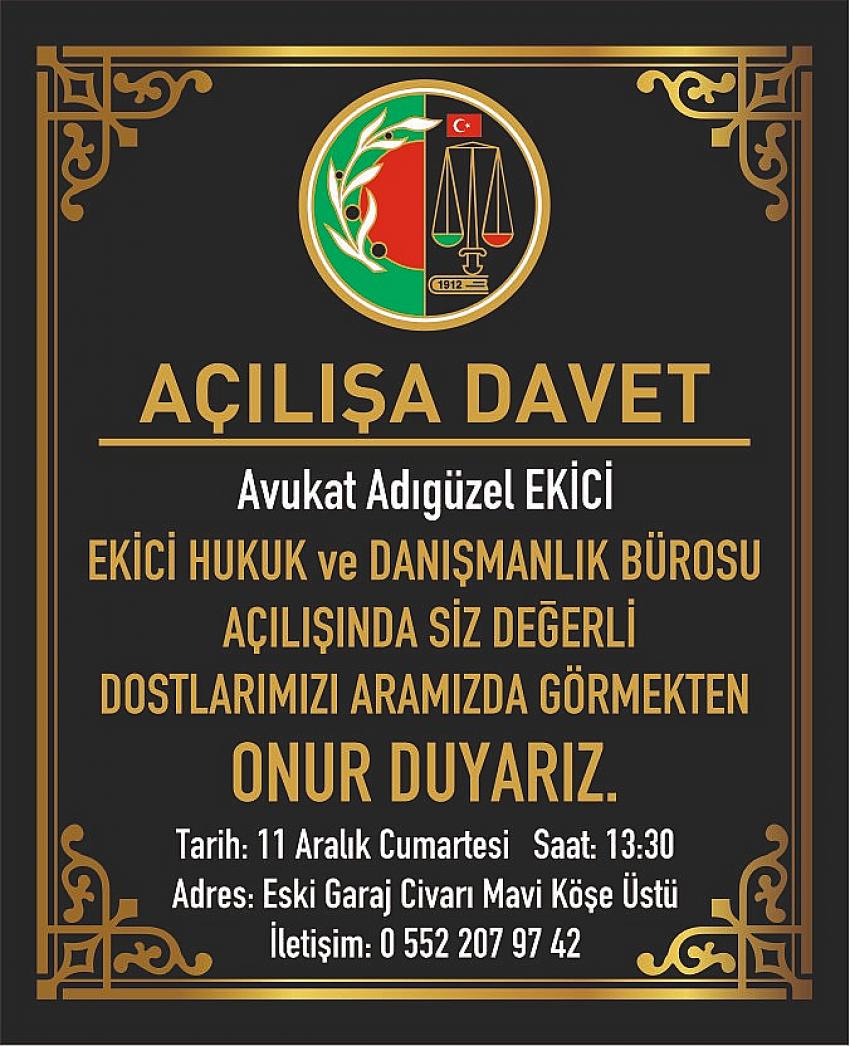 AÇILIŞA DAVET (R)