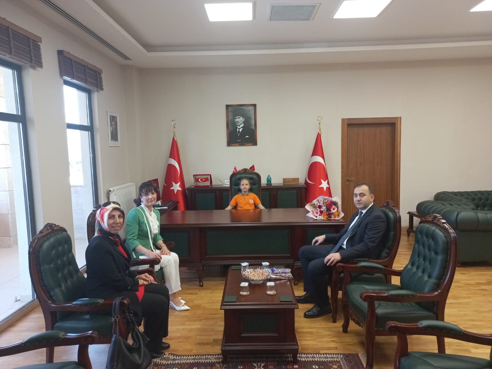 Ahsen Ceren Tanyel, Temsili Kaymakam Olarak Makamda Ağırlandı