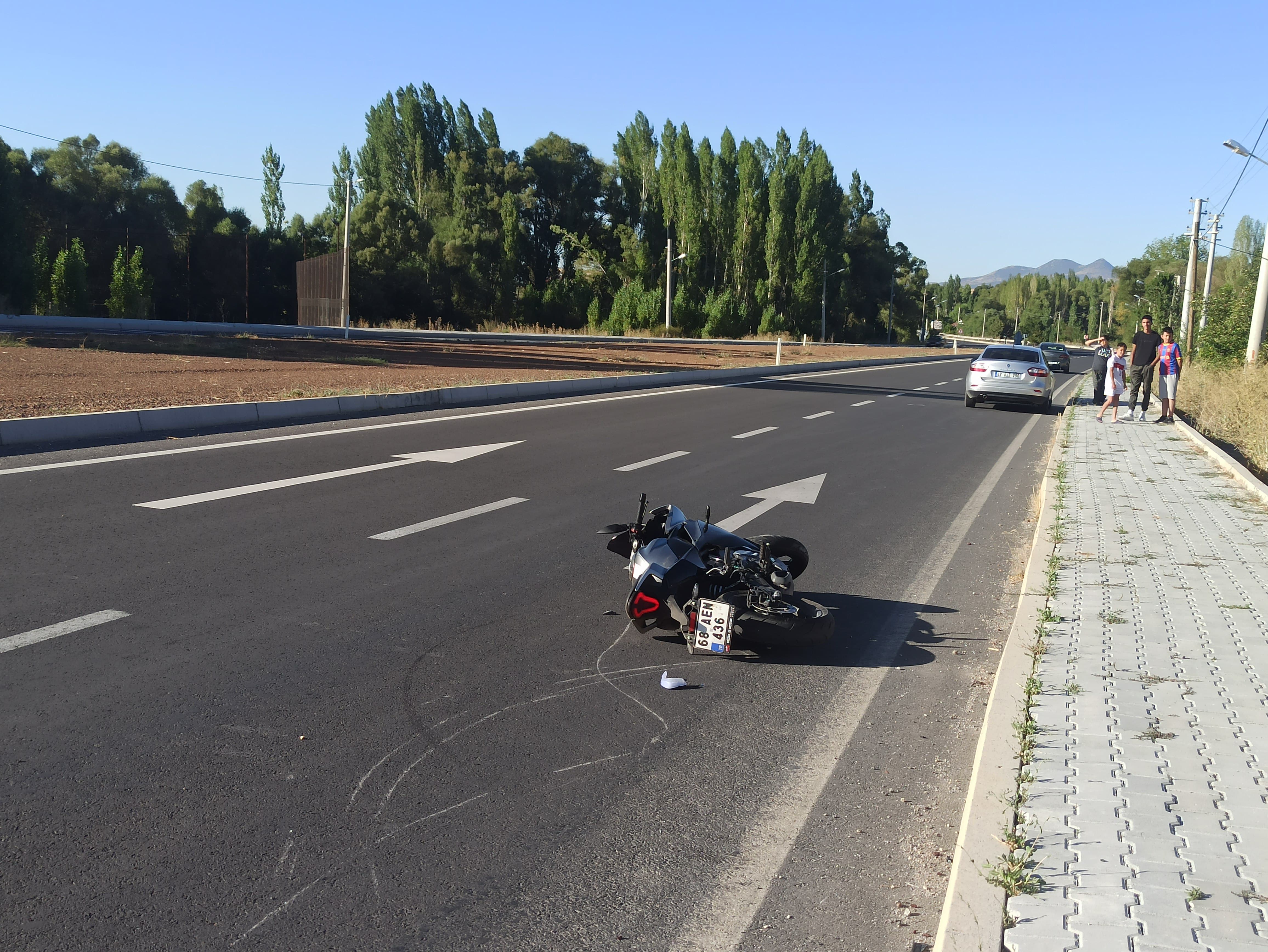 Beyşehir Bayavşar'da Motosiklet Devrildi: 1 Yaralı