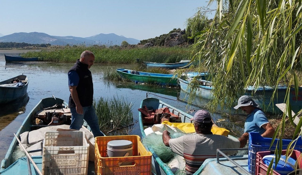 Beyşehir'e  Balık fabrikaları ve balıkçı tekneleri denetlendi