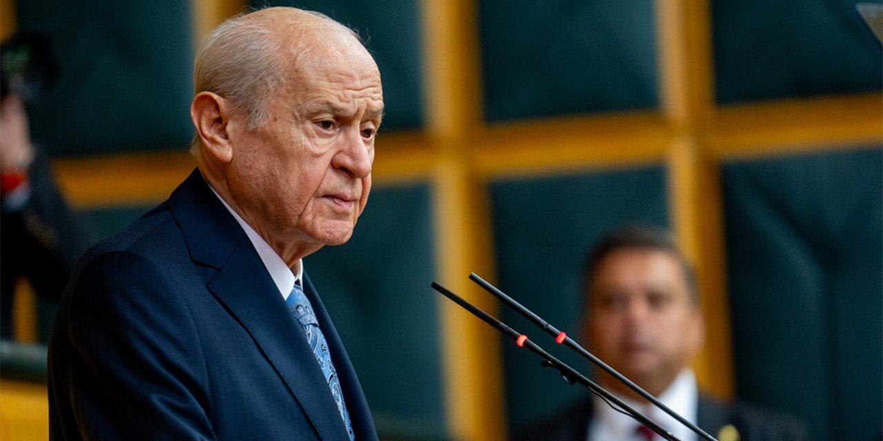 Devlet Bahçeli:  "TERÖR ELEBAŞI ÇIKIP SİLAH BIRAKTIĞINI İLAN ETMELİ"