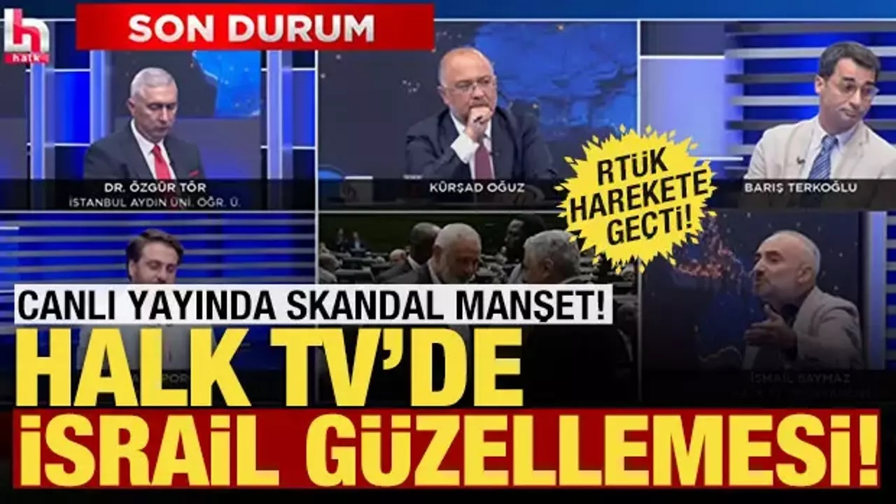 Halk TV'den İsrail güzellemesi! Başkan Erdoğan üzerinden algı çalışması