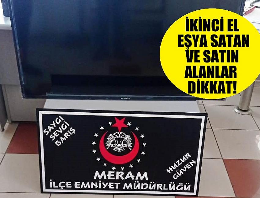 İKİNCİ EL EŞYA SATAN VE SATIN ALANLAR DİKKAT!